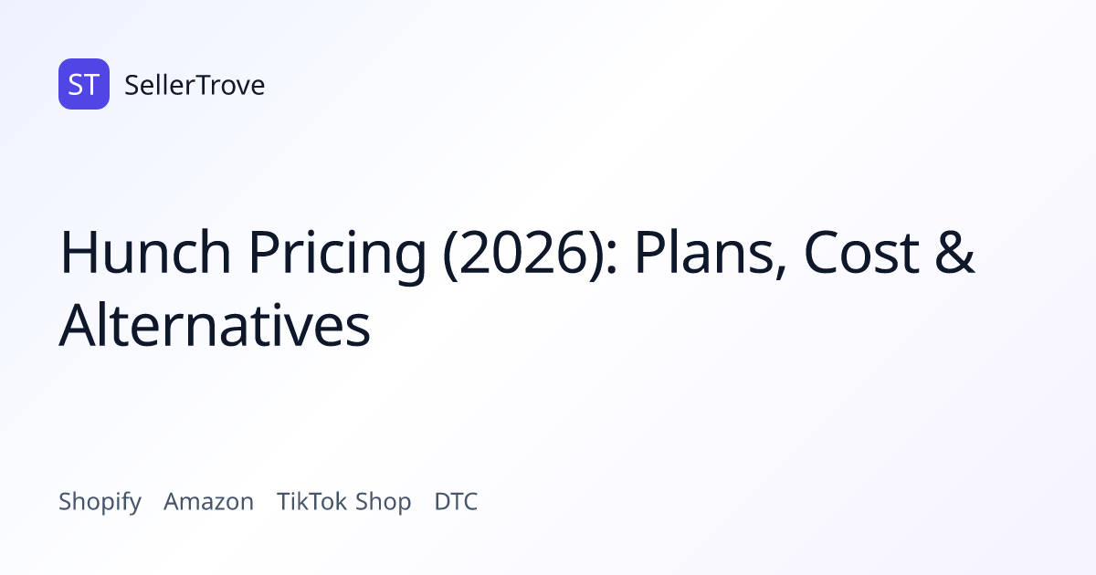 Hunch Pricing (2026): Plans, Cost & Alternatives